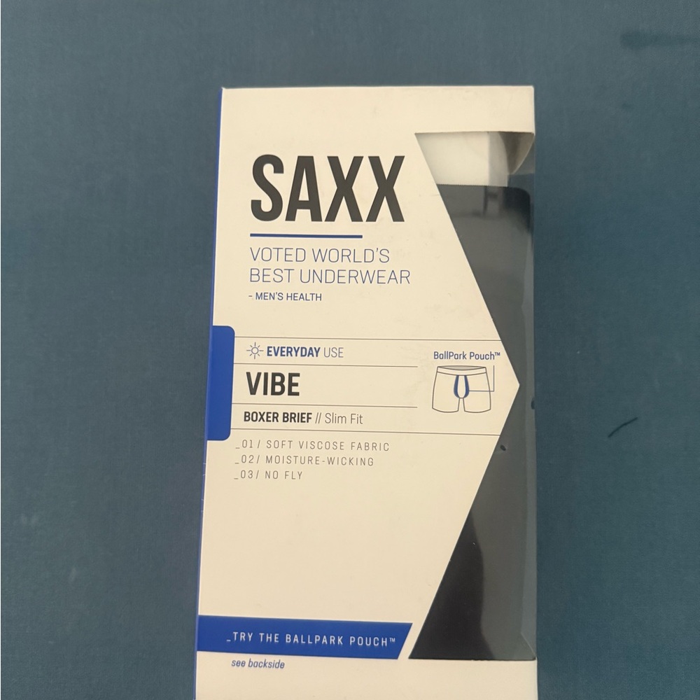 SAXX Vibe Boxer Briefs - Black